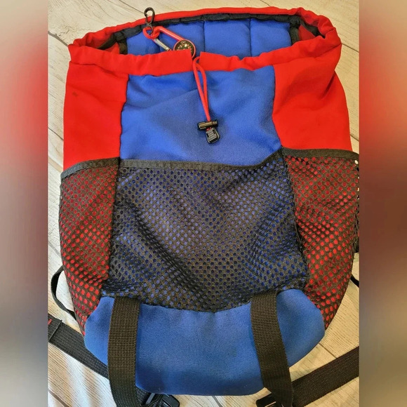 Ultimate Trail Pals Vintage Retro 1990\'s Outdoor Backpack Blue Red ☆Rare☆